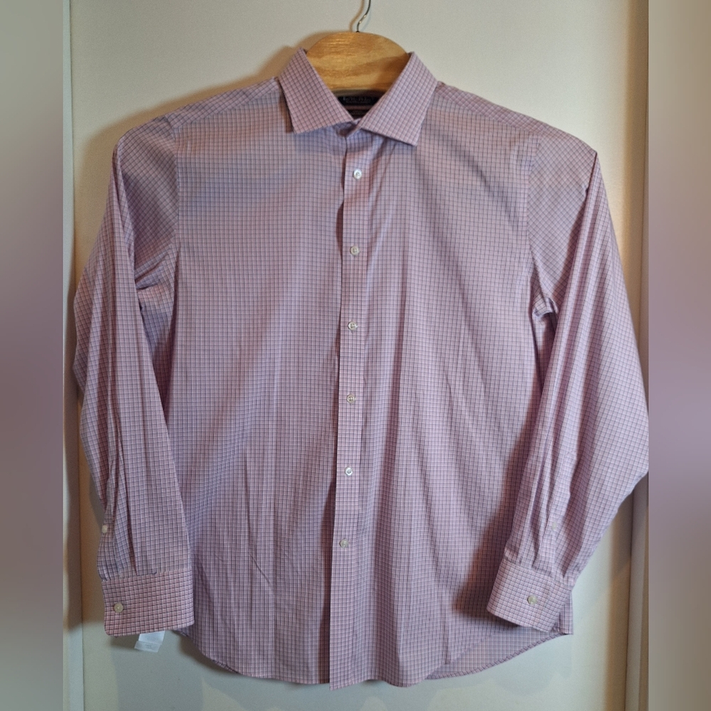 Lauren Ralph Lauren Men's XL Slim Fit Performance Stretch Long Sleeve Button‎ Up